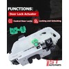 1ST Front Right Door Lock Actuator Latch Assembly Fits for