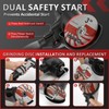 16.8V Mini Angle Grinder Cordless with 2 X 2Ah Battery,
