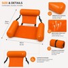 Inflatable Pool Lounger for Adults – Foldable Floating Chair with