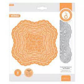 TONIC STUDIOS METAL CUTTING DIE - LARGE LAYERING LACE - ALL THE BEST
