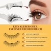 QUEWEL Natural Look Magnetic Eyelashes with Applicator Easy to Use