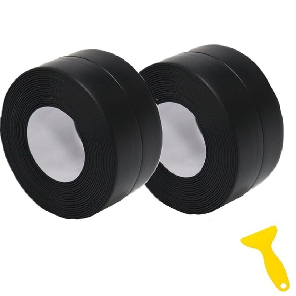 Black Bath Sealant Strip, Shower Sealant, Bath Seal Caulk Tape,Shower