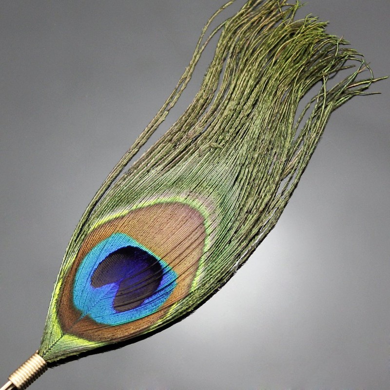 Royal Queen Crown Pearl Peacock Feather Badge Brooch Lapel Pin