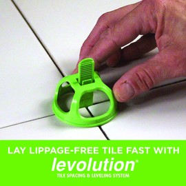 Miracle Sealants Levolution Universal Spacer 1/16", Tile Leveling & Spacing System for Lippage Control, 50 Pieces