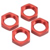 4 Pcs 24mm Wheel Hex Hub Nut Aluminum Alloy High