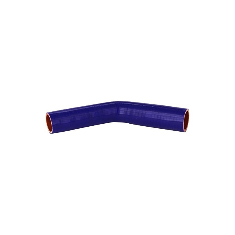 HPS HTSER45-138-150-BLUE Silicone High Temperature 4-ply Reinforced 45 degree Elbow