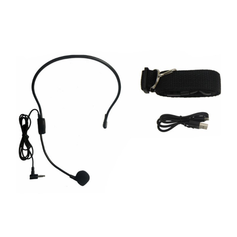 Wired Voice Amplifier Professional Mini Lightweight Microphone Amplifier with Lavalier