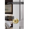 goldenwarm Gold Interior Door Knobs, Interior Door Knobs Bedroom, Brass