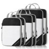 NICOSHOW 6 Set Compression Packing Cubes, Compressible Travel Packing Cubes