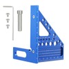 3D Carpenter's Square Multifunctional 22.5-90 Angle Measure Aluminium Alloy Measuring