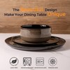 LERATIO Ceramic Dinner Plates Set of 6, 10.5 Inch Reactive