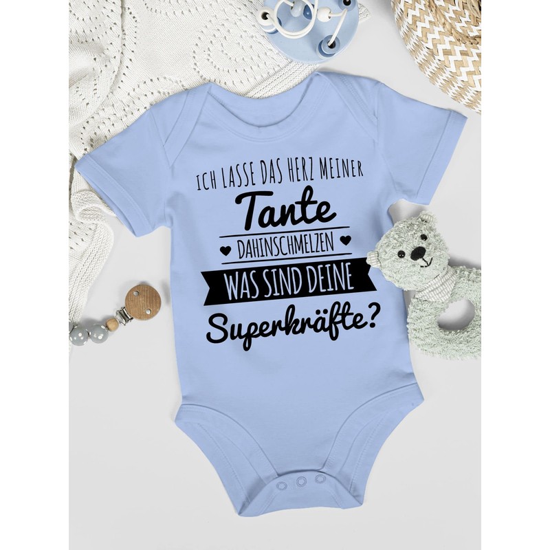 Shirtracer - Baby Bodysuit Boy Girl - Tante Herz dahinschmelzen,