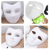 NUOBESTY 5Pcs DIY Full Face Masks Blank Paper Mask Paintable
