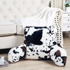 Home Soft Things Cow Print DO-IT-Yourself Bed Rest Reading Pillow