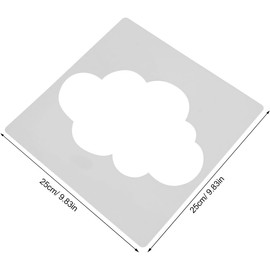Yardwe 8 Plantillas de Esténcil de Nubes Reutilizables de Pet para Pintar en Paredes y Madera Diseño Elegante para Manualidades y Dibujo Artístico