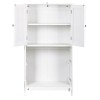 SEGAWE Bathroom Storage Unit Freestanding Cabinet with 2 Drawers and