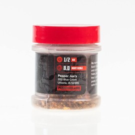 Pepper Joe’s Butch T Trinidad Scorpion Pepper Flakes – Extremely Hot Chili Pepper Flakes – 1/2oz Shaker Jar – Pure Crushed Hot Pepper Flakes for Spicy Cooking (3 Pack)