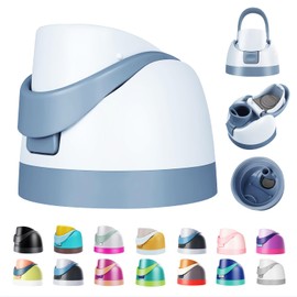 TideBloom Replacement Lid for Owala Freesip, One Button Water Bottle Top Lid Compatible with Owala Cup 16oz 24oz 32oz 40oz, BPA-Free Leakproof Replacement Accessory for Owala Freesip (Light Blue)