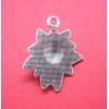 Unbranded 9 pcs ANT SILVERTONE Christmas POINSETTIA SETS Charms Pendants