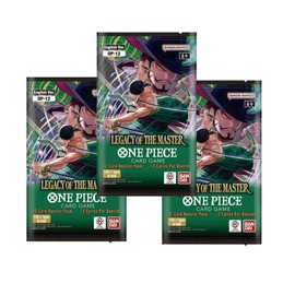 3× One Piece TCG - Legacy of The Master (OP-12) Booster Pack - English - 12 Cards Each Pack
