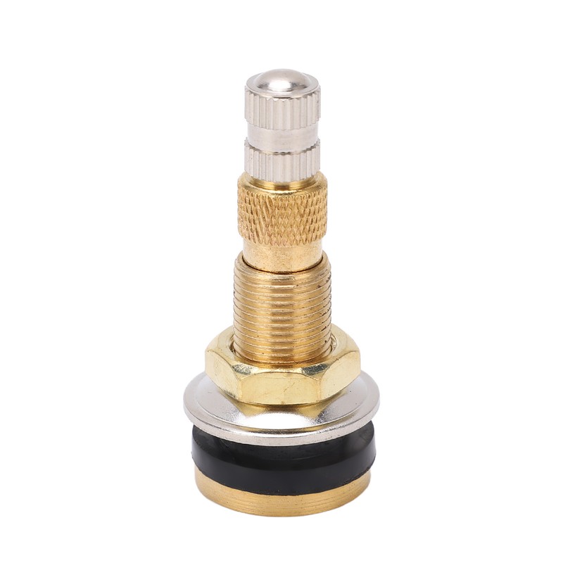 10pcs Air Liquid Tubeless Tire Valve Stem Brass 1 7/8in