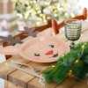 JarThenaAMCS 48Pcs Christmas Elk Paper Plates Xmas Funny Cartoon Reindeer