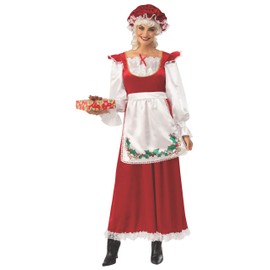 Rubie's Women's Ms. Santa Claus Costume Dress and Hat, As Shown, Medium