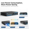 TEROW 6-Port 2.5G Ethernet Switch Unmanaged , 4 x 2.5G