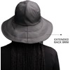 Satin-Lined, Waterproof Souwester Hat (Chrome)