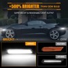 OFFKAT 4 PCS Front & Rear [Ultra-Bright] 2-Row Full LED