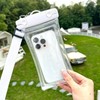 IPX8 Smartphone Waterproof Bag for Water Parks, Swimming & Summer Vacations Splash Fest Panda Black