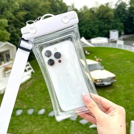 IPX8 Smartphone Waterproof Bag for Water Parks, Swimming & Summer Vacations Splash Fest Panda Black