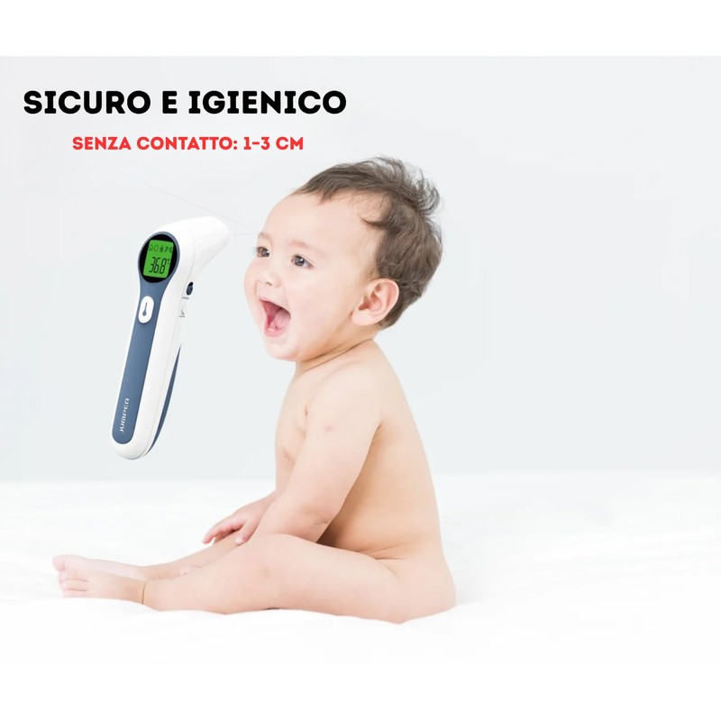 Termometro Digitale Infrarossi Dual Mode JPD-FR300 - Termoscanner da Fronte