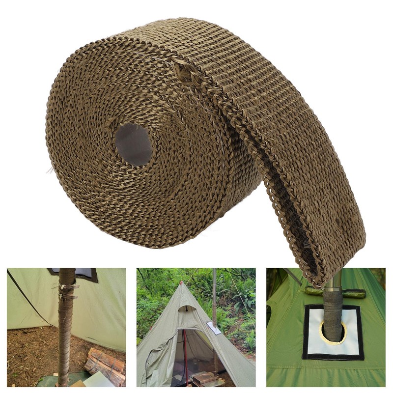 Fireproof Pipe Wrap Basalt Fiber Heat Tape, Heat Resistants Pipe