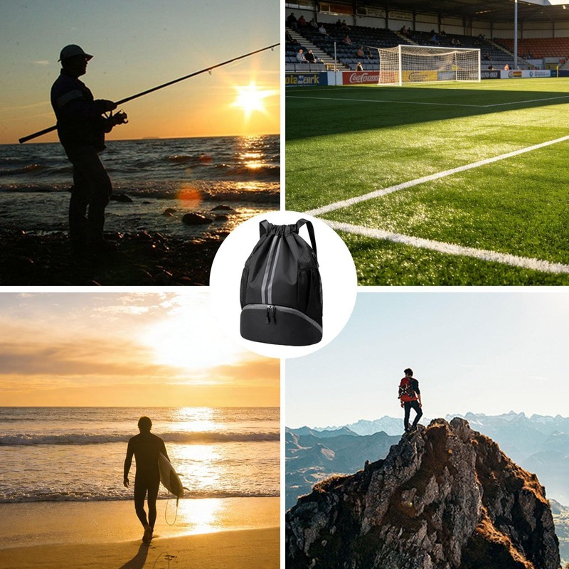 KxrTpx Football Boot Bag, Drawstring Boot Bag for Football Kit