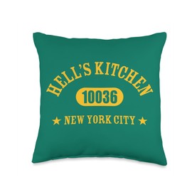 HELL’S KITCHEN 10036 NEW YORK CITY / NYC Athletic Design Throw Pillow