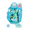 Thermos FJJ-601WF BLWH Vacuum Insulated 2-Way Bottle, 0.6L/0.63L Blue White