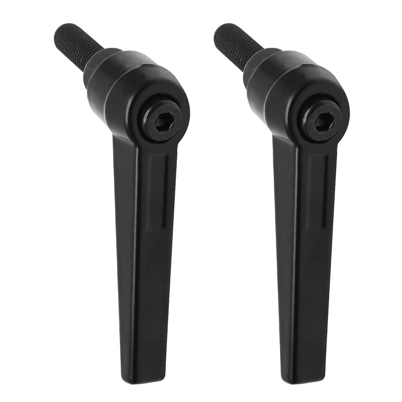 Qjaiune 2pcs Adjustable Clamping Lever Knob, M8 x 25mm Male