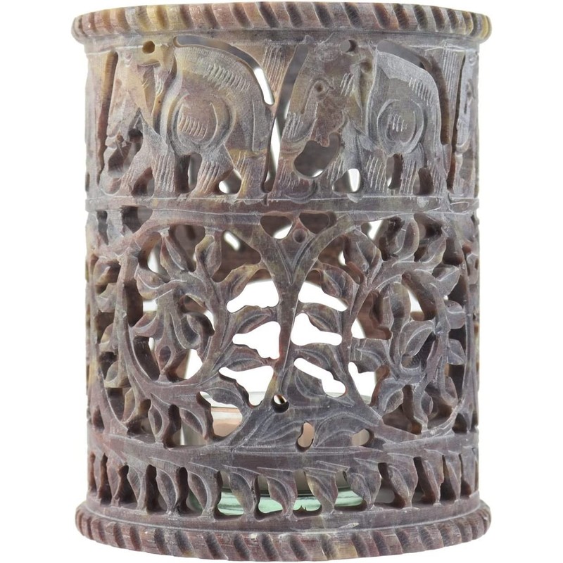 Budawi® Soapstone Incense Burner with Strainer