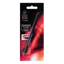 Lápiz delineador de cejas Look intenso tono café 23g Zan Zusi