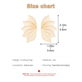 FDEETY Women's Geometric Earrings Minimalist Earrings Fine Jewellery Gifts Accessories for Party Wedding Engagement, Alloy Steel