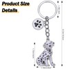 WEWAYSMILE Dog Car Keychain Pet Keychain Portable Metal Keychain Gift