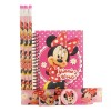 Mirage Minnie Mouse Stationary Set Pencil Eraser Ruler School Supplies