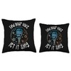 Singer Microphone Music Notes Musician Singing Vocal Throw Pillow