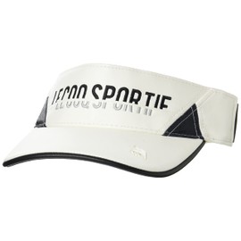 COX SPORTIF RIJOUME QGCSJC53 Women's 21st Fall Winter Golf Visor, Faux Leather Sun Visor, WH00 (white)