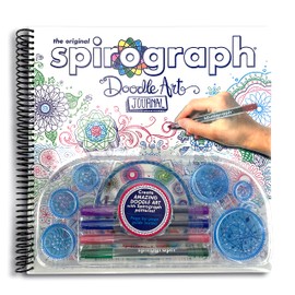 Spirograph — Doodle Art Journal — Activity Drawing Kit — with Guided Drawing Templates for Kids 8+