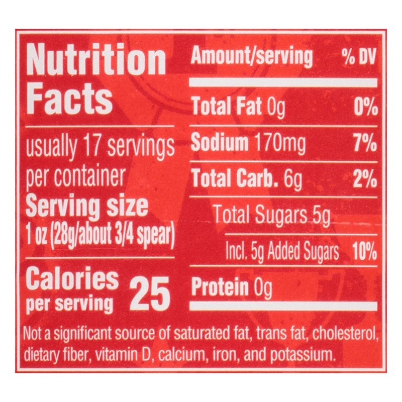 Famous Dave's - 1 pck Sweet n' Spicy Pickle Spears