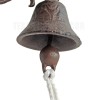 Unbranded Small Bird Welcome Dinner Bell With Vines Cast Iron