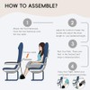 Foot Hammock for Plane Travel, Airplane Foot Hammock, Adjustable Foot