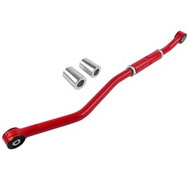 2-6" Lift Adjustable Front Track Bar Replacement for Dodge Ram 2500 3500 2WD/4WD 2003-2013, Adjustable Track Rod with Poly Bushings, Red